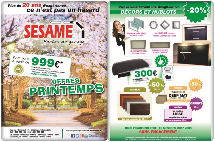 Offres de printemps
