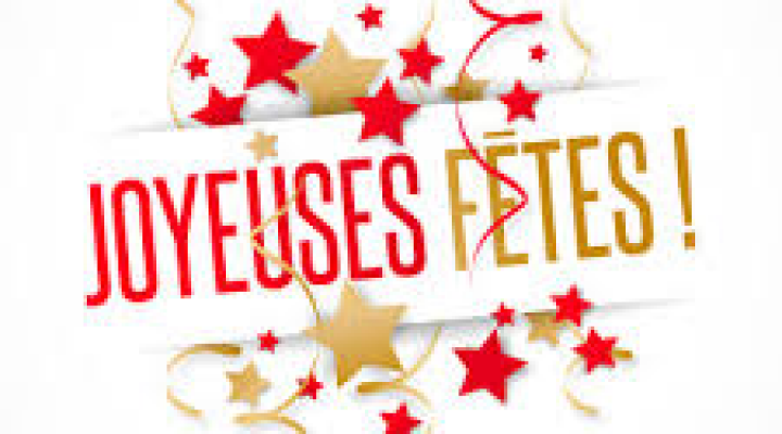 Nous vous souhaitons de joyeuses fêtes