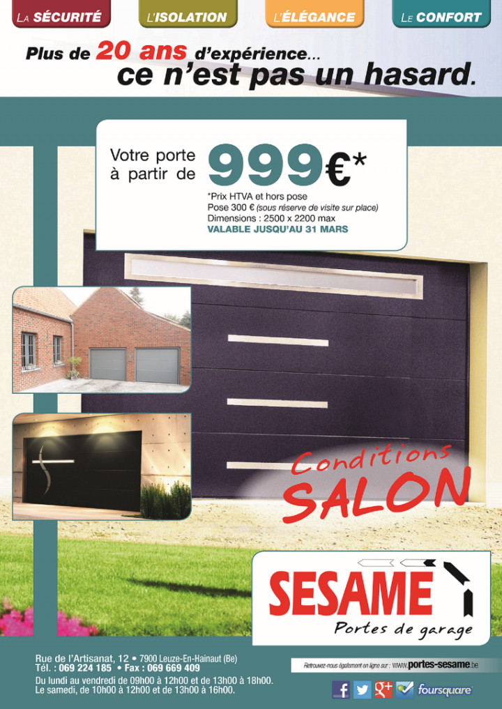 Prolongation de nos conditions salon !!