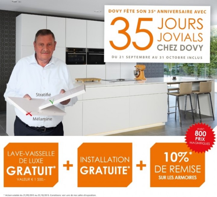 35 jours jovials chez Dovy ! 