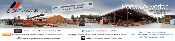 Nous vous ouvrons nos portes !