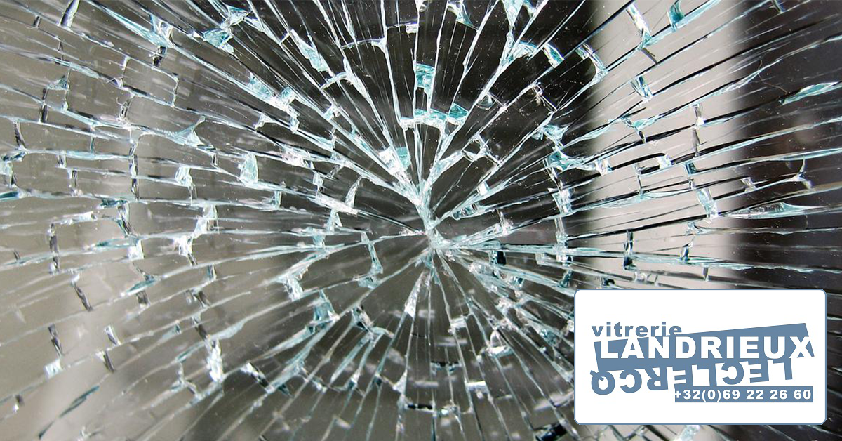 Vitre cassée par Vitrerie Landrieux