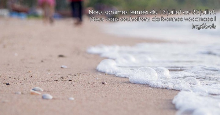 Nos congés d'été