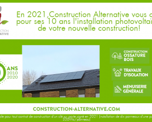 Votre installation photovoltaïque offerte pour nos dix ans!