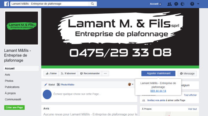 Nous faisons notre entrée sur Facebook