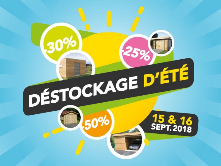 Déstockage d'été les 15 & 16 septembre !