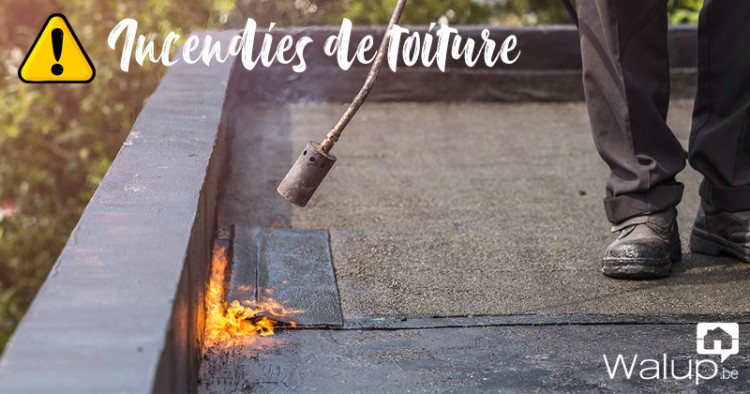 Vous faites poser une toiture plate ? Attention aux incendies !