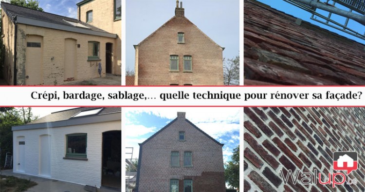 Crépi, bardage, sablage,… quelle technique pour rénover sa façade?