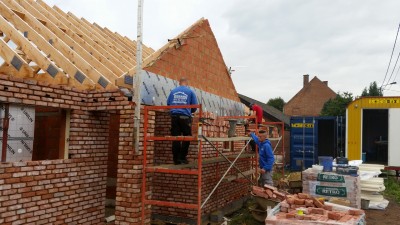 Construction maison à Pommeroeul