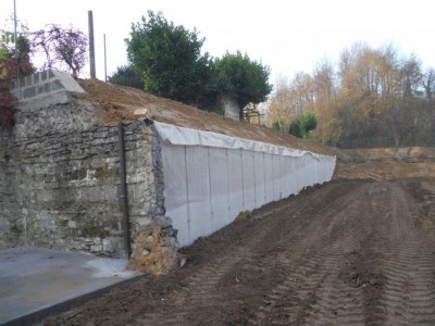 Mur de soutènement