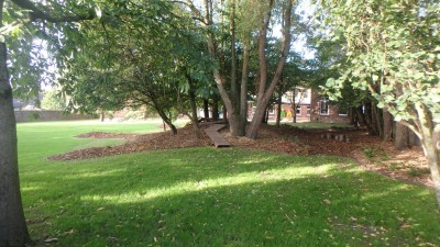 Aménagement du jardin de l'école d'Anseroeul