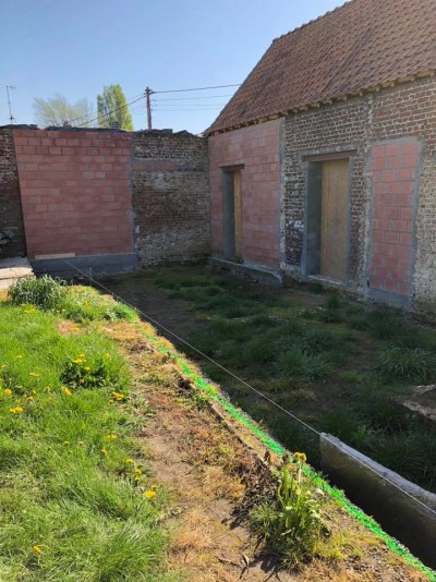 Terrassement, radier extension et dalle de béton intérieur