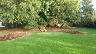 Aménagement du jardin de l'école d'Anseroeul