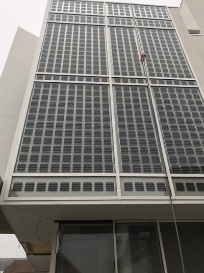 Mur rideau et vitrages photovoltaïques