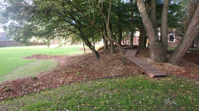 Aménagement du jardin de l'école d'Anseroeul