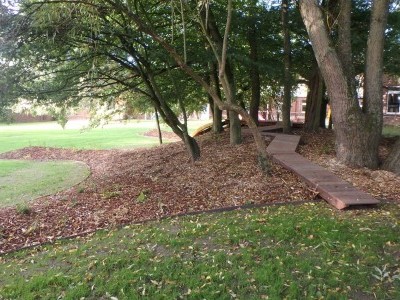 Aménagement du jardin de l'école d'Anseroeul