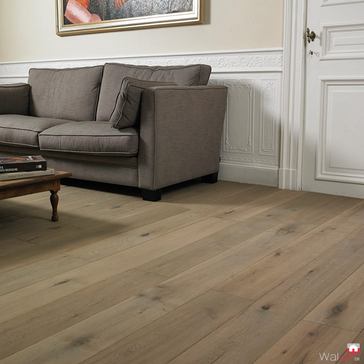 Un parquet Lalegno - Un plancher chaleureux à Tournai par Dapsens - Soyer