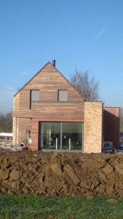 Maison unifamiliale basse énergie en ossature bois