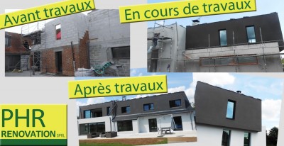 Réalisation d'enduit