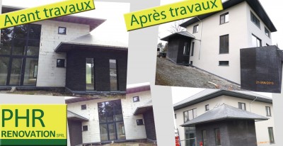 Réalisation d'enduit