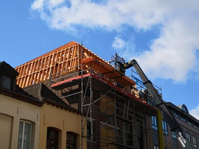 Rénovation de toiture (Pendant et après)