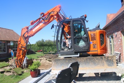 Etang avec propreté et précision