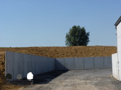 Pose de L en béton