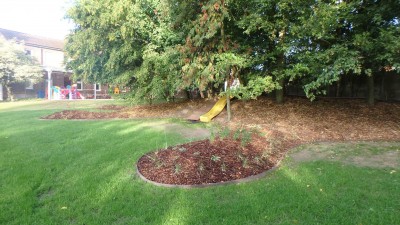 Aménagement du jardin de l'école d'Anseroeul