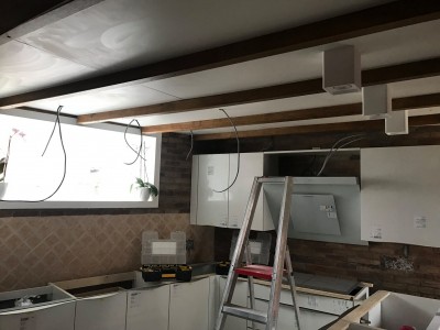 Electricité complète pour nouvelle cuisine + éclairage plafond