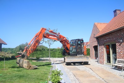 Etang avec propreté et précision